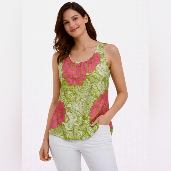 🌺 Trina Turk 100% Silk Top